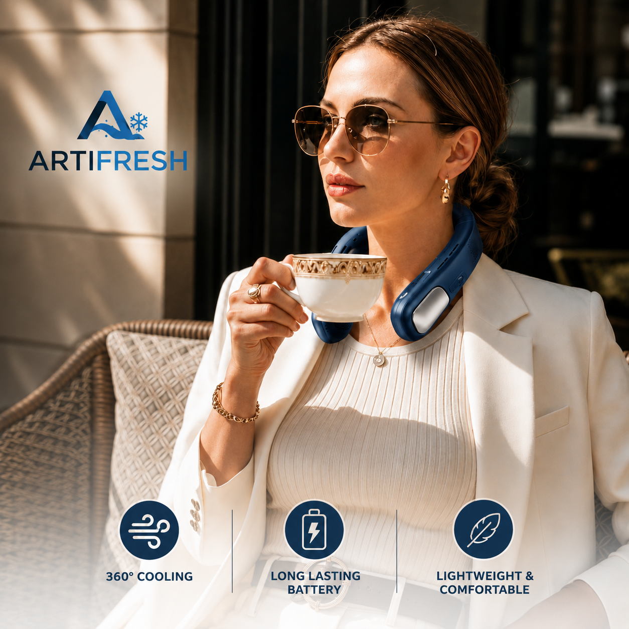 ArtiFresh™ 360° Personal Neck Air Conditioner